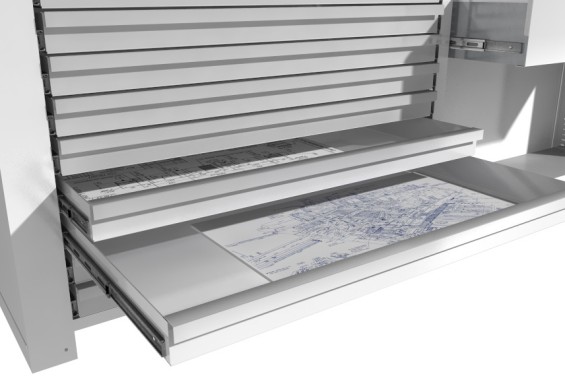 шкаф для чертежей и бумаг большого формата А1 А0